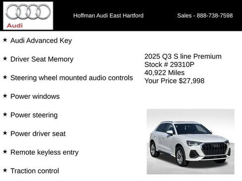 Used 2025 Audi Q3 2.0T Premium AWD/4WD image 24