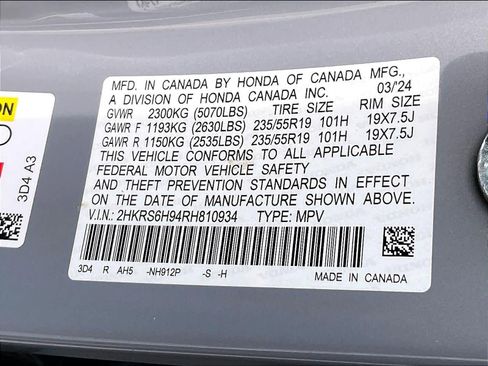 Certified 2024 Honda CR-V Sport Touring image 72