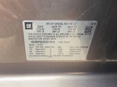Used 2015 Chevrolet Silverado 1500 W/T RWD image 38