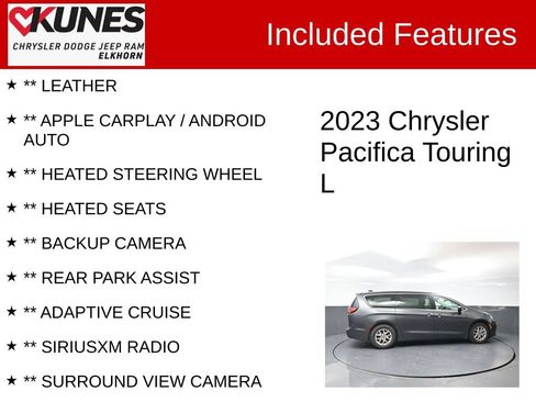 Used 2023 Chrysler Pacifica Touring-L FWD image 2