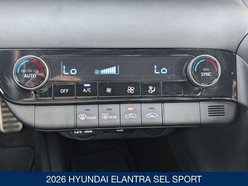 Certified 2026 Hyundai Elantra Sport w/ Cargo Package FWD image 22