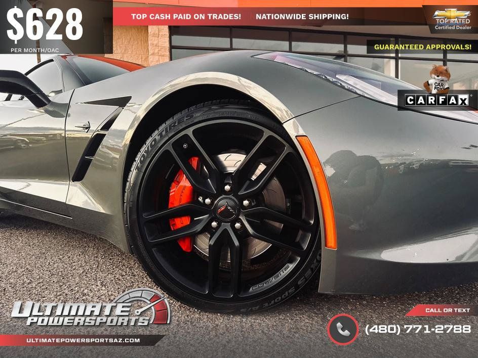 Used 2016 Chevrolet Corvette Stingray Coupe w/ Carbon Flash Badge Package RWD image 41