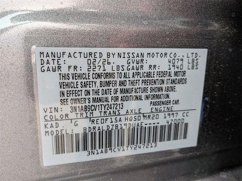 New 2026 Nissan Sentra SV image 25