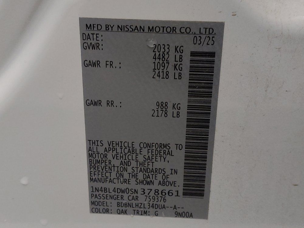Used 2025 Nissan Altima 2.5 SV AWD/4WD image 33