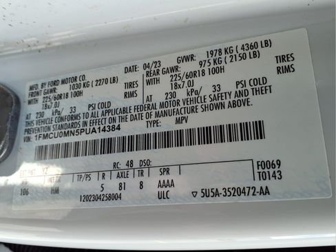 Used 2023 Ford Escape ST-Line w/ Tech Pack #1 FWD image 24