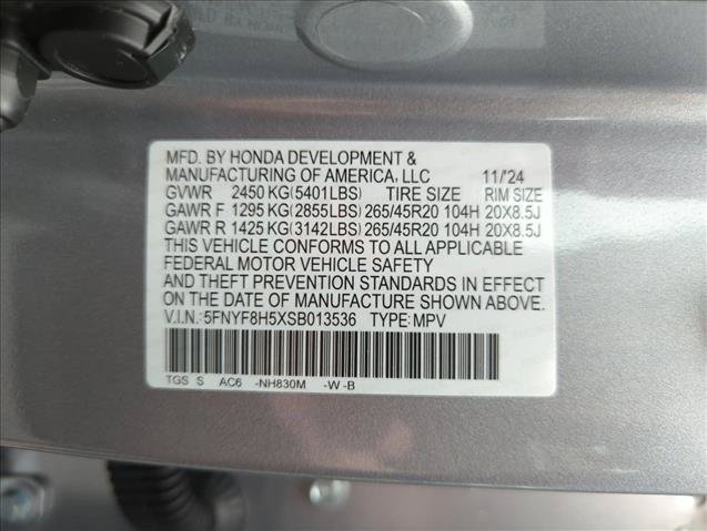 Certified 2025 Honda Passport EX-L image 26