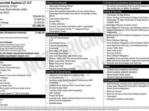 Used 2025 Chevrolet Equinox LT w/ Safety and Technology Package FWD image 3