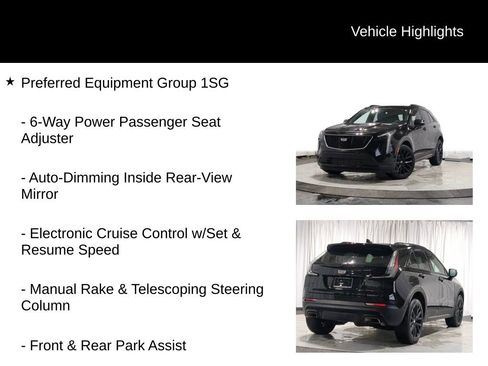 Used 2023 Cadillac XT4 Sport w/ LPO, Onyx Lite Package image 7