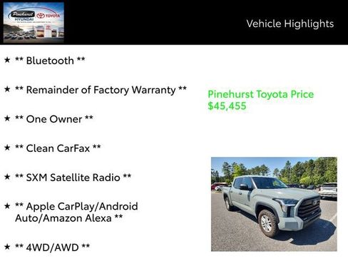 Used 2024 Toyota Tundra SR5 w/ SR5 Premium Package AWD/4WD image 7