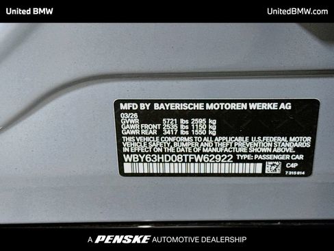 New 2026 BMW i4 eDrive40 w/ M Sport Package RWD image 16