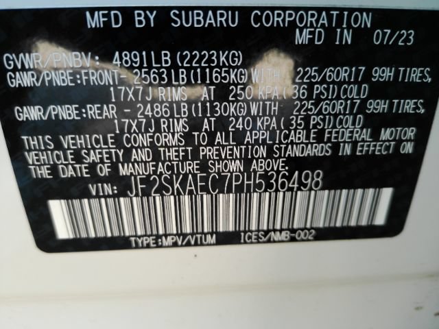 Used 2023 Subaru Forester Premium w/ Popular Package #2 AWD/4WD image 52