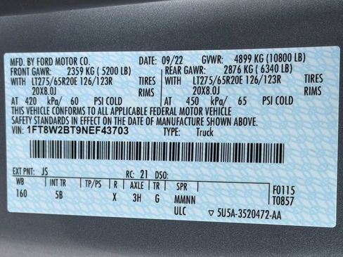 Used 2022 Ford F250 Lariat w/ Lariat Ultimate Package AWD/4WD image 35