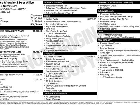 New 2026 Jeep Wrangler Unlimited Sport AWD/4WD image 31