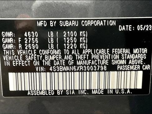 Used 2024 Subaru Legacy Limited image 33