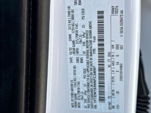 Used 2022 Ford F150 Tremor w/ Equipment Group 401A Mid AWD/4WD image 27