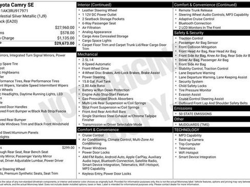 Used 2024 Toyota Camry SE image 7