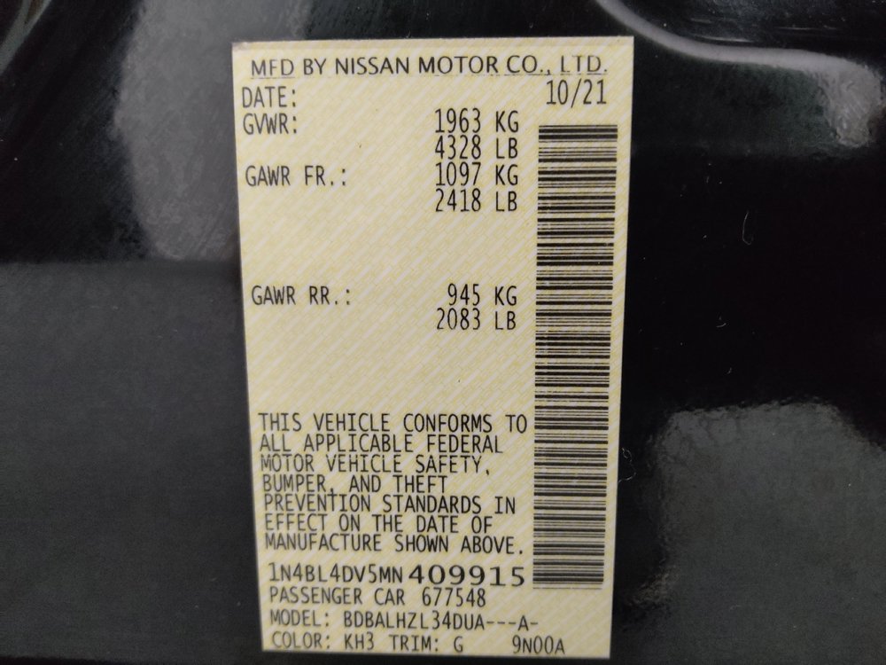 Used 2021 Nissan Altima 2.5 SV FWD image 33