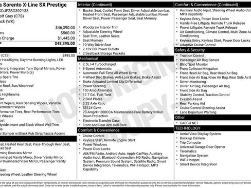 New 2025 Kia Sorento SX Prestige image 35