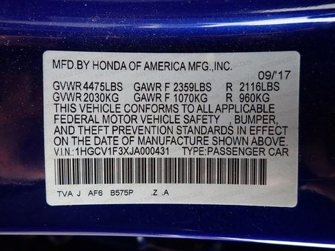 Used 2018 Honda Accord Sport image 13