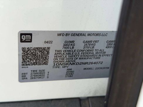 Used 2022 Chevrolet Tahoe LT w/ Luxury Package image 43