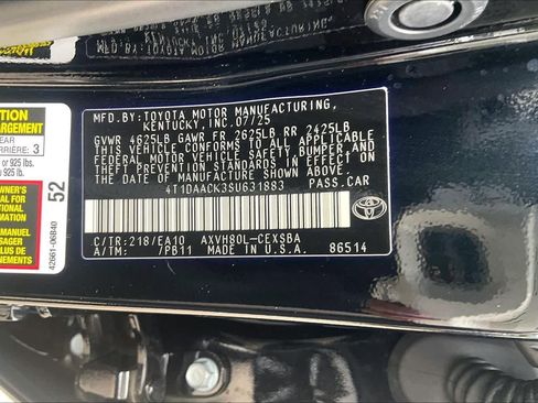 Used 2025 Toyota Camry SE w/ Multimedia Upgrade Package FWD image 34