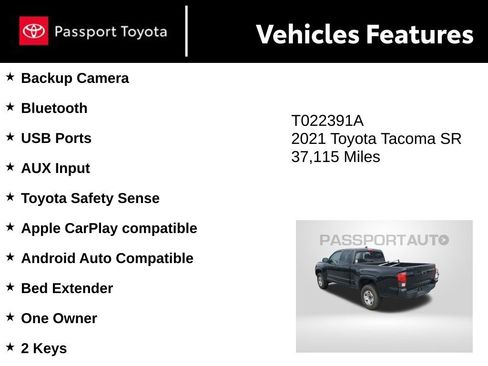 Used 2021 Toyota Tacoma SR image 9