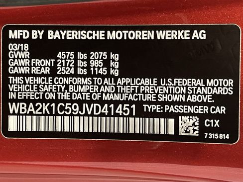 Used 2018 BMW 230i xDrive Convertible w/ Premium Package AWD/4WD image 24