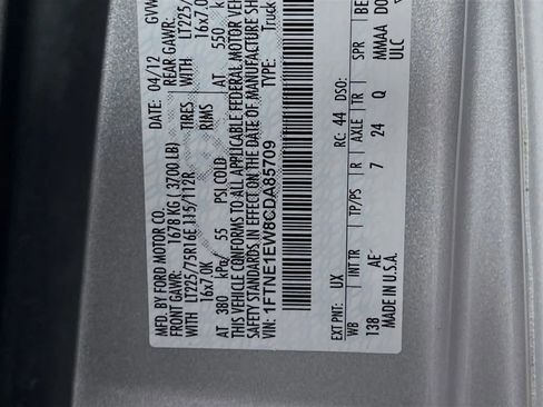 Used 2012 Ford E-150 and Econoline 150 w/ Commercial Cargo Van Pkg image 28