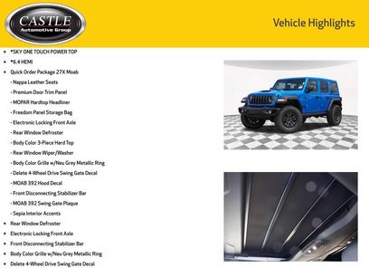 New 2026 Jeep Wrangler Unlimited Rubicon 392 w/ Quick Order Package 27X Moab