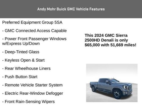 Used 2024 GMC Sierra 2500 Denali w/ Denali Reserve Package AWD/4WD image 8