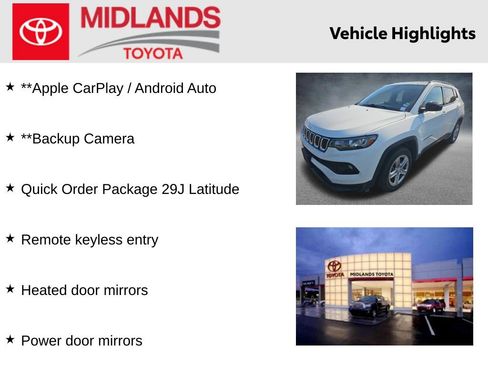 Used 2024 Jeep Compass Latitude AWD/4WD image 2