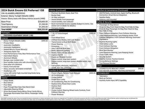 Used 2024 Buick Encore GX Preferred FWD image 3