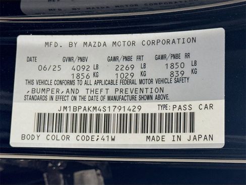 New 2025 MAZDA MAZDA3 s Sport image 19