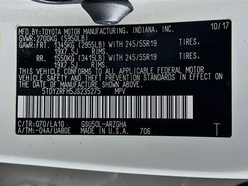 Used 2018 Toyota Highlander Limited FWD image 12