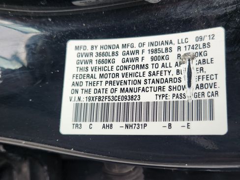 Used 2012 Honda Civic LX image 23