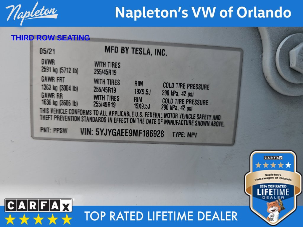 Used 2021 Tesla Model Y Long Range AWD/4WD image 28