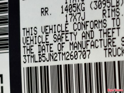 New 2026 Toyota Tacoma SR5 AWD/4WD image 26