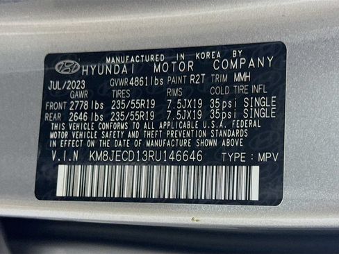 Certified 2024 Hyundai Tucson Limited AWD/4WD image 38