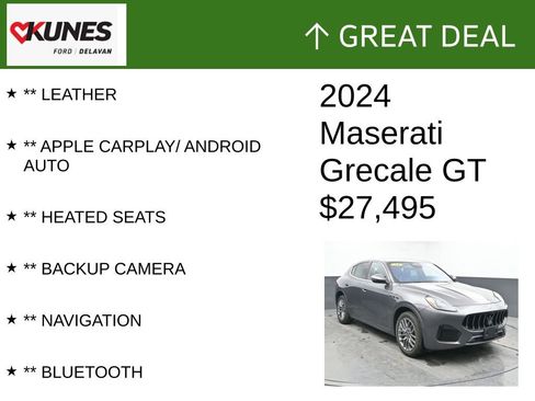 Used 2024 Maserati Grecale GT AWD/4WD image 2