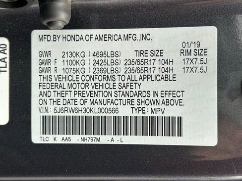 Used 2019 Honda CR-V LX image 13