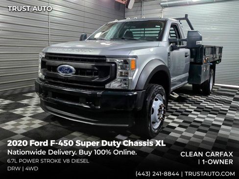 Used 2020 Ford F450 XL w/ Power Equipment Group AWD/4WD image 1