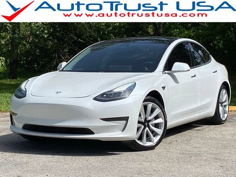 Used 2020 Tesla Model 3 Long Range AWD/4WD image 1