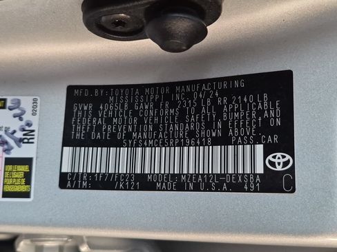 Certified 2024 Toyota Corolla SE FWD image 22