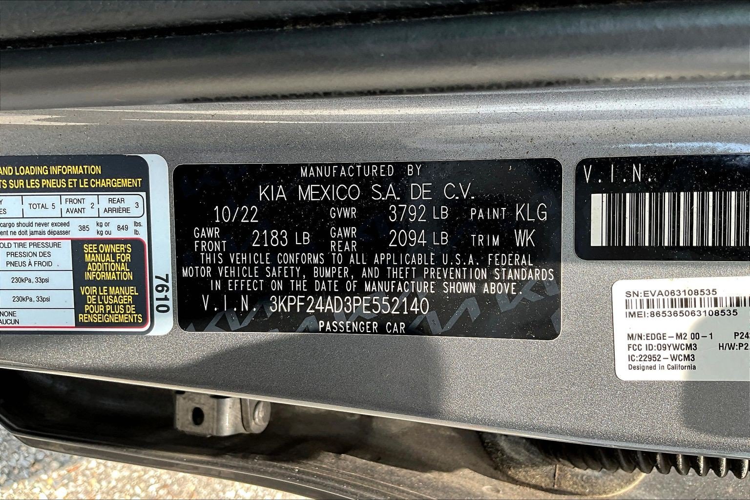 Used 2023 Kia Forte LXS FWD image 19