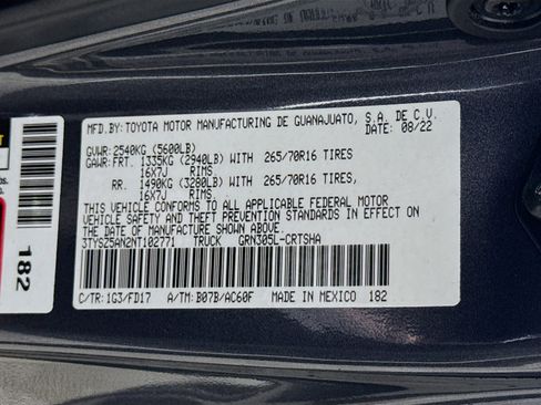 Certified 2022 Toyota Tacoma TRD Off-Road w/ TRD Premium Off Road Package image 30