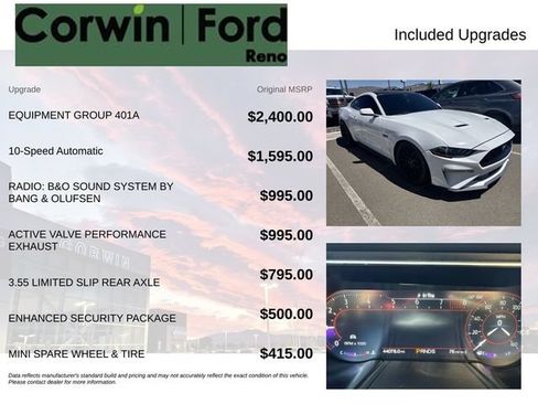 Used 2021 Ford Mustang GT Premium w/ Equipment Group 401A RWD image 3