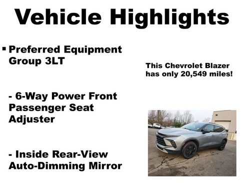 Used 2023 Chevrolet Blazer LT w/ Midnight/Sport Edition image 5
