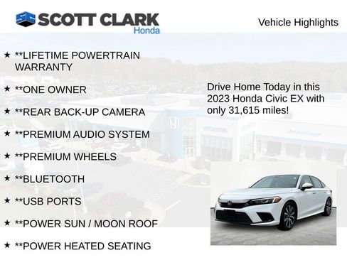 Used 2023 Honda Civic EX image 11