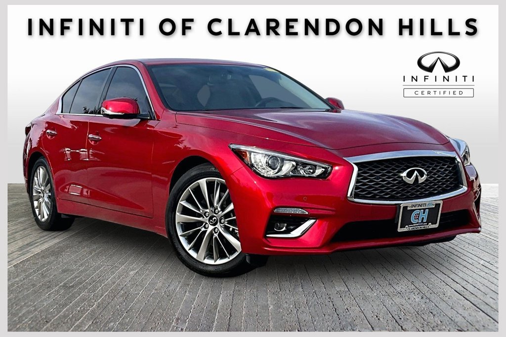 Certified 2023 INFINITI Q50 Luxe w/ Cargo Package AWD/4WD image 1