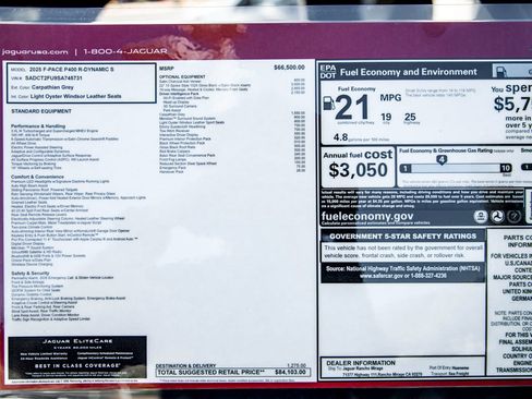 New 2025 Jaguar F-PACE R-Dynamic S image 31